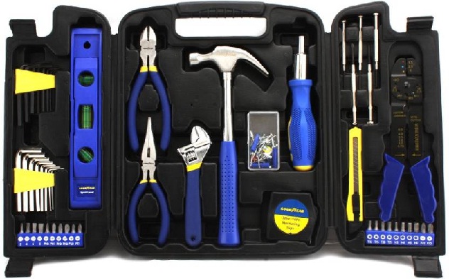 India Desire : Loot Offer : Buy GoodYear Household Hand Tool Kit  (129 Tools) at Rs. 899 from Flipkart [87% Off]